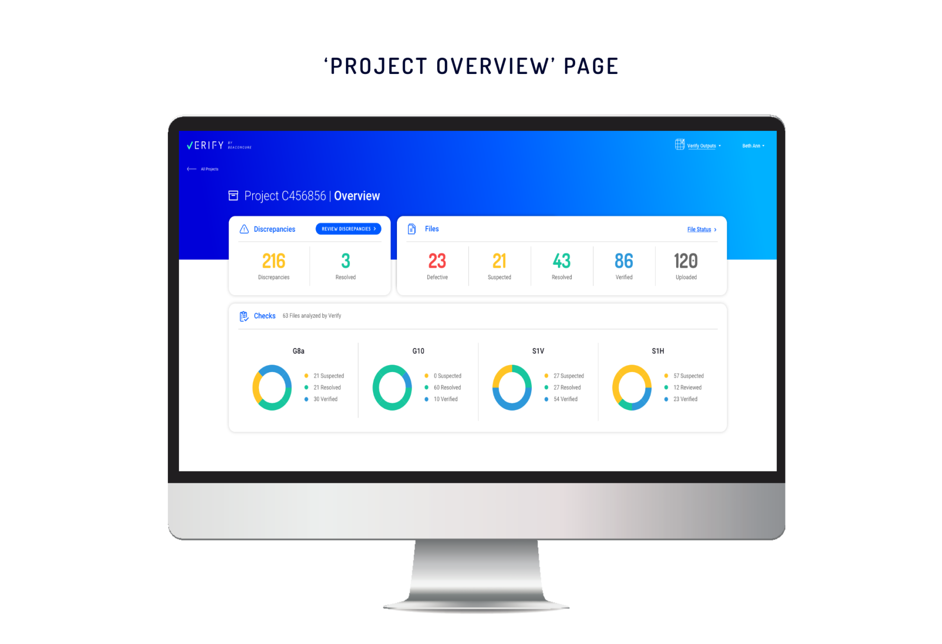 project overview page